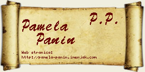 Pamela Panin vizit kartica